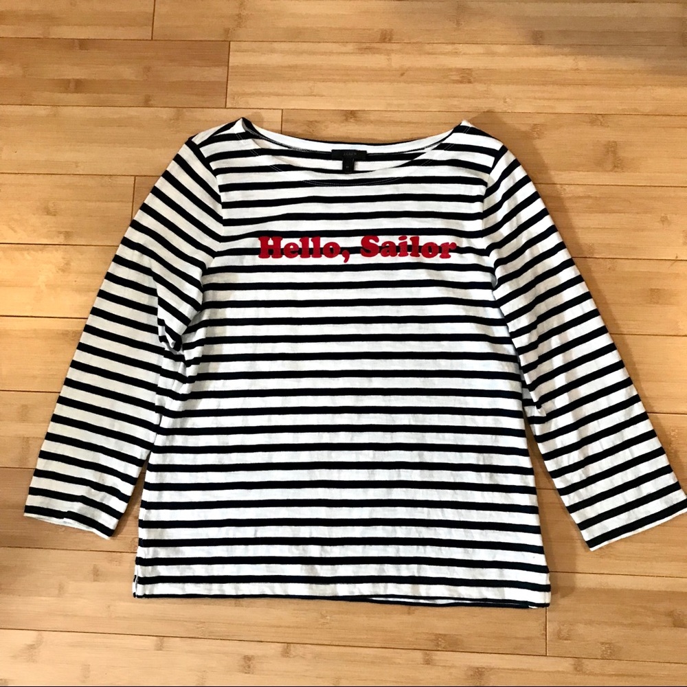 J Crew Limited Edition “Hello, Sailor” T-shirt - Picture 5 of 8
